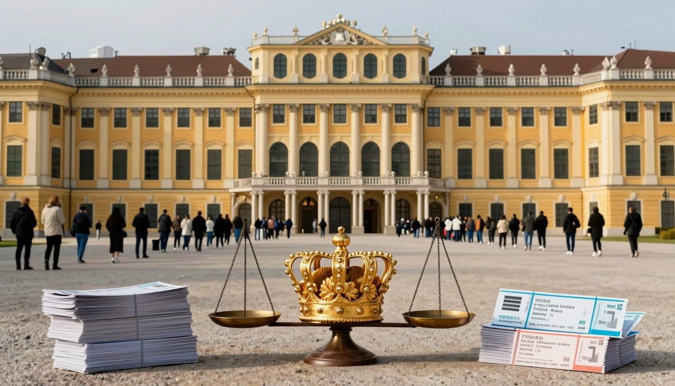 Schloss Schönbrunn bleibt ein Besucherhit