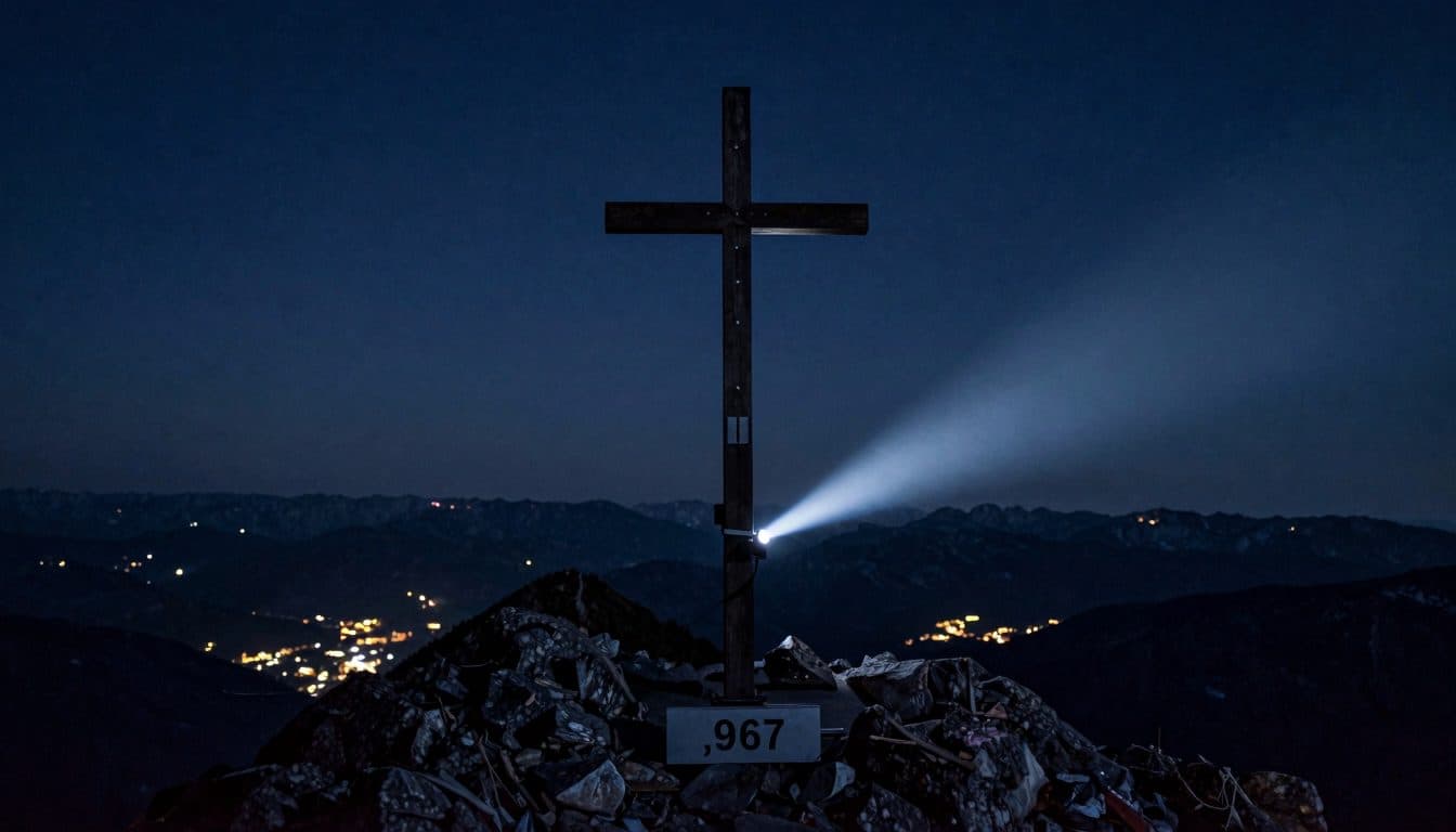 Wanderin in Vorarlberg in der Nacht vom Berg gerettet