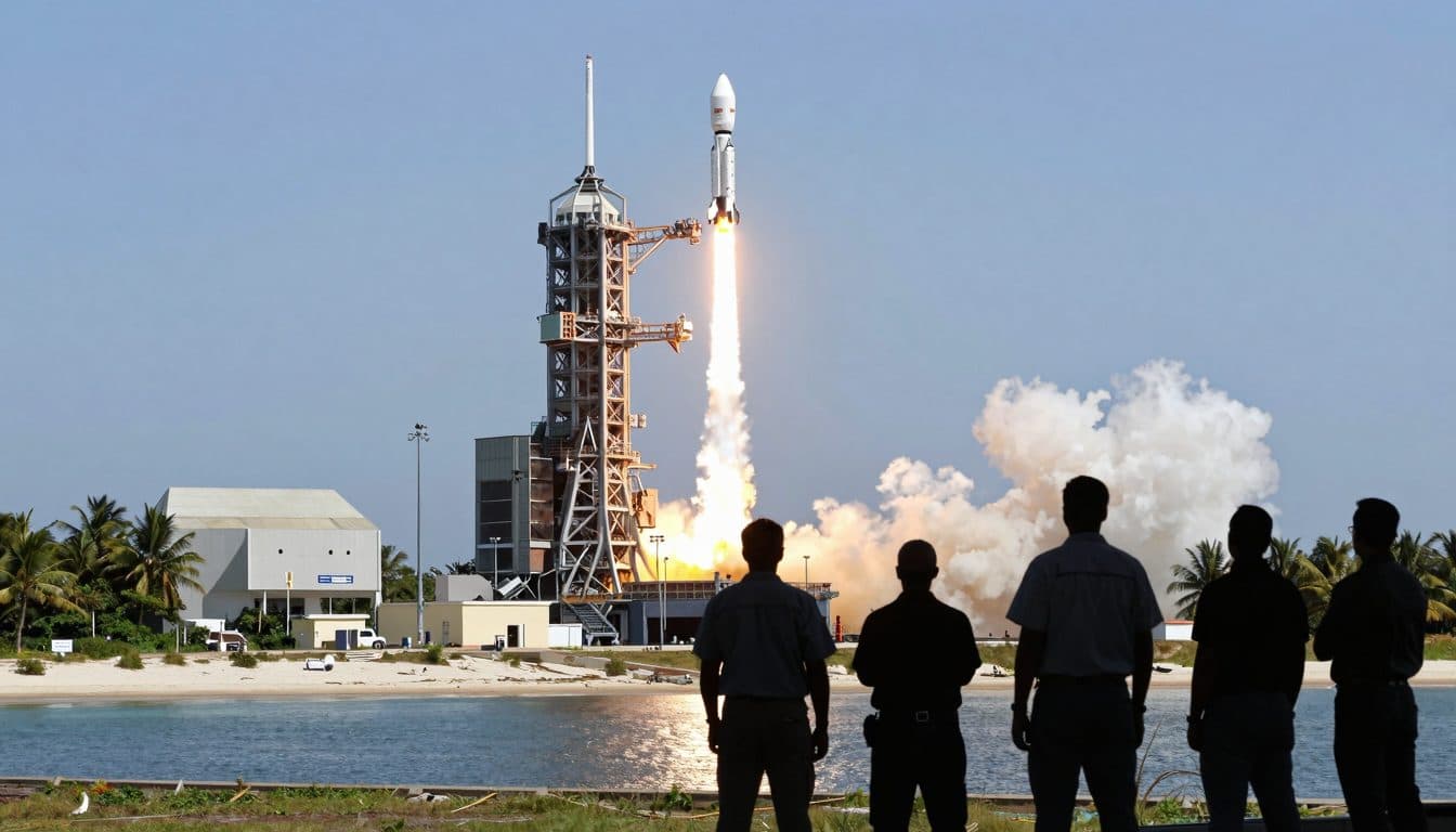 Indien schickt seine erste Rakete aus einer privaten Firma ins All