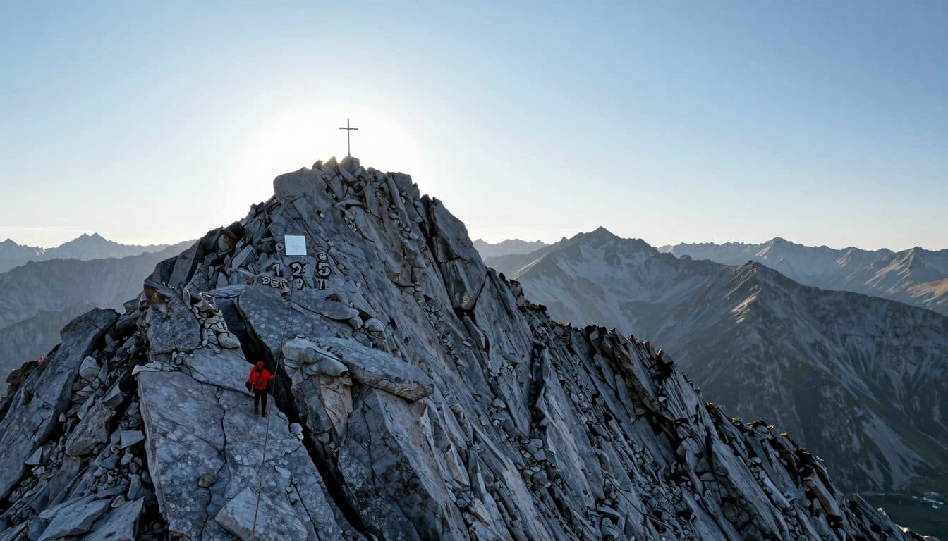 Bergretter holen ein Schaf vom Berg – und es geht ihm gut