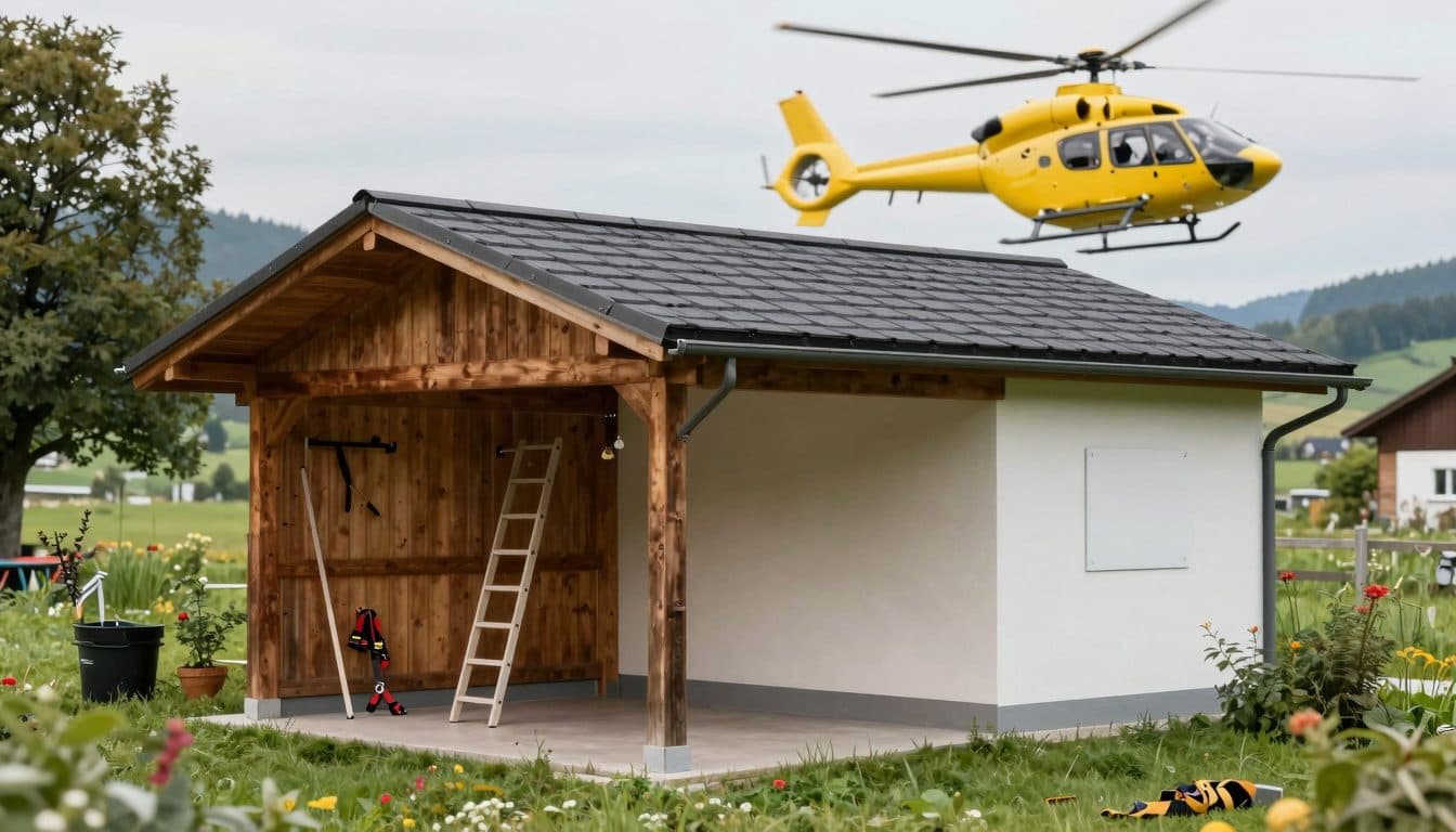 Mann stürzt in der Steiermark vom Carport-Dach