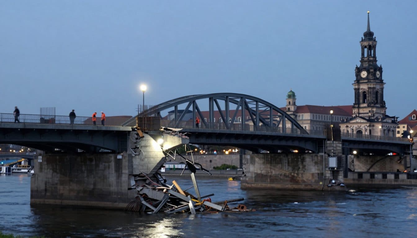 Carolabrücke in Dresden: Staatsanwaltschaft stellt Ermittlungen ein